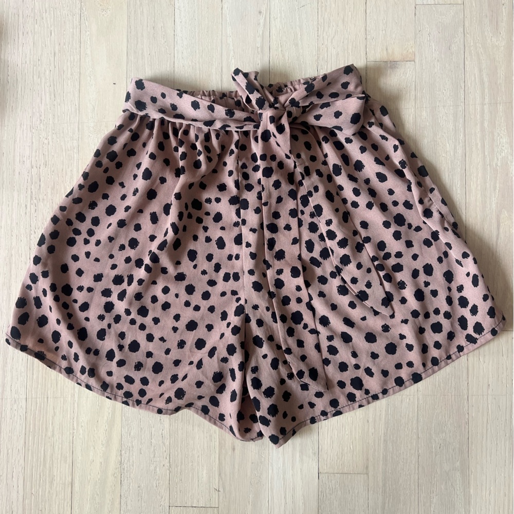 Womens high waisted shorts- paper bag waisted shorts